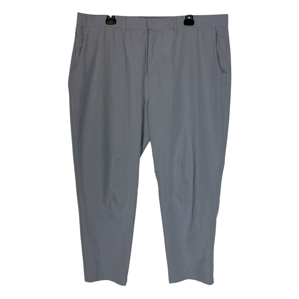 Fabletics Pants Mens 40x28 Gray Lightweight Track Golf Stretch Tapered Athletic